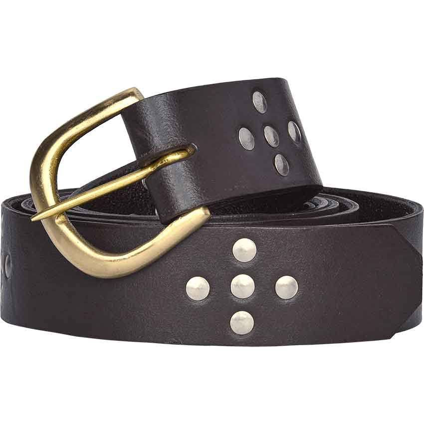 Pirate Long Leather Knot Belt, Rivet Belt | Magic Stories