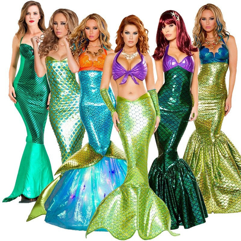 Halloween Costume Mermaid Princess Long | Magic Stories
