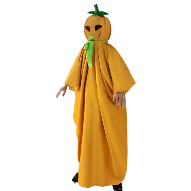 Children's Halloween Costume Pumpkin Cloak - Magic Stories