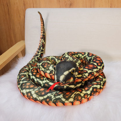 Cartoon Big Snake Plush Toy Large Snake Doll | Magic Stories