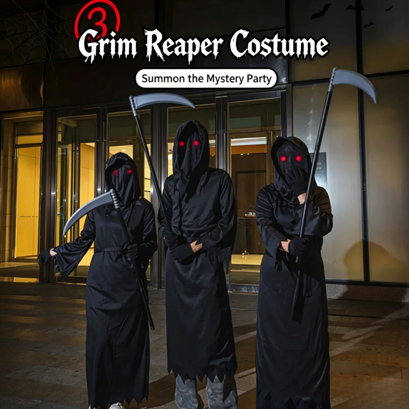Grim Reaper Costume, Halloween Grim Reaper Costume — detail