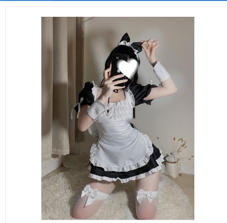 Two Dimensional Dome Girl Maid Outfit Sexy Pajamas — scale reference