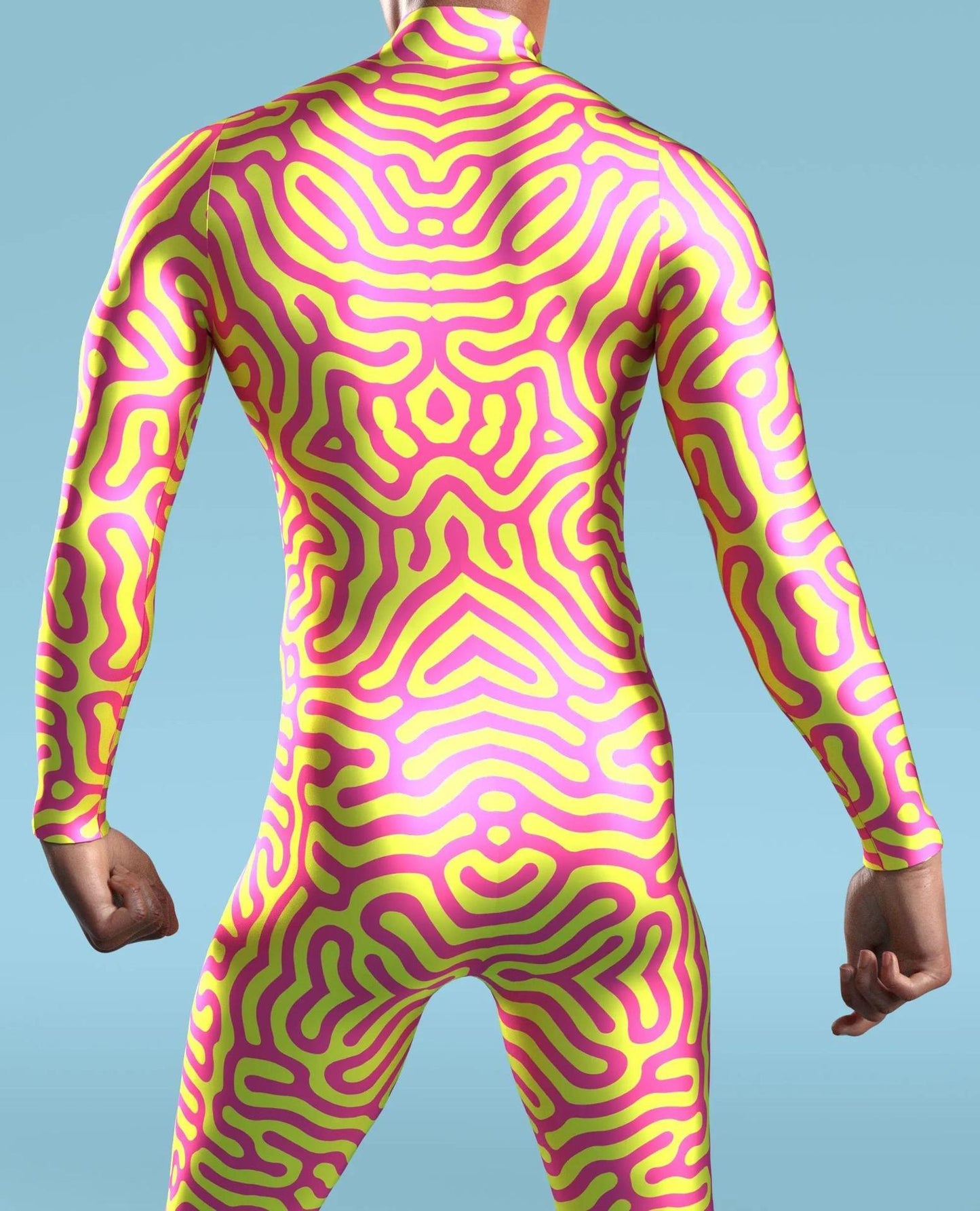 Men's Cosplay One-piece Play Costume — side view