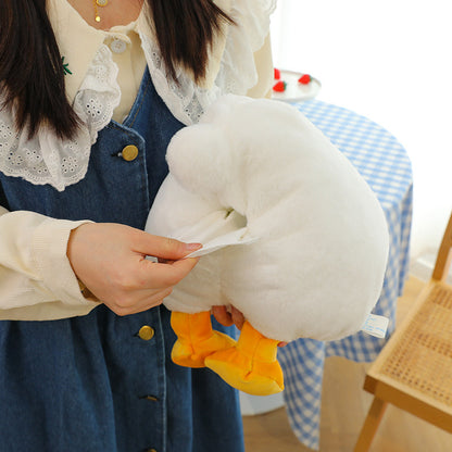 Healing-style Duck-butt Plush Tissue Box | Magic Stories