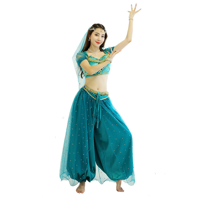 Cosplay Costume Female Belly Dance Performance Costume — scale reference