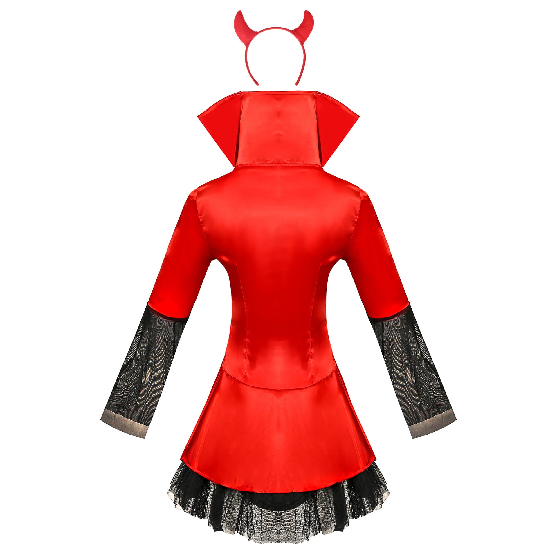Masquerade Halloween Long Sleeve Demon Costume — scale reference