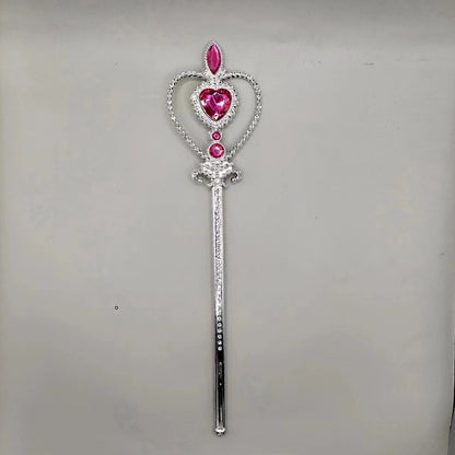 Headband Magic Wand Brooch Earrings Gloves Cosplay Set — back view