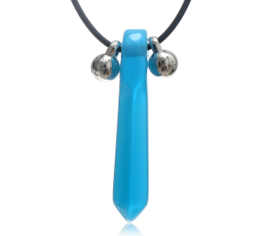 Anime Charm Necklace Pendant — back view