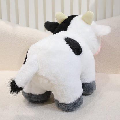 Cute Ranch Cow Doll Plush Toys — back view