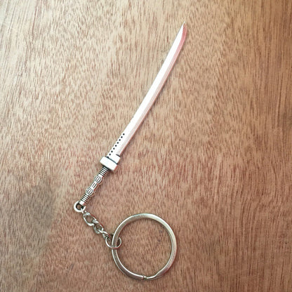 Zombie Katana Keychain Inspired By Samurai Sword Keychain — back view