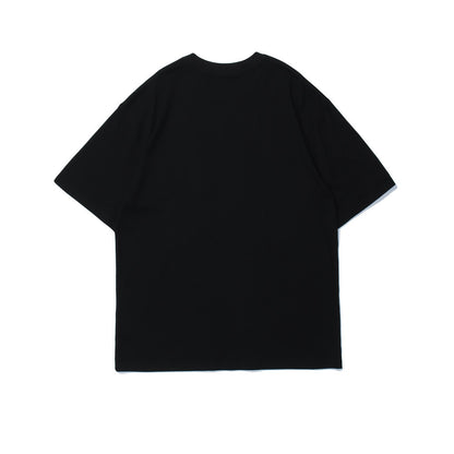 Men's Anime Print Short-sleeved T-shirt — back view