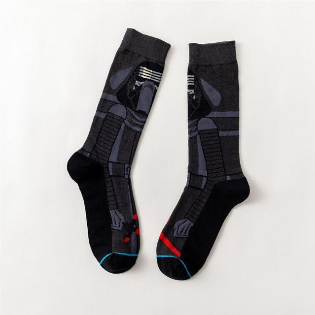 Socks Master Yoda R2-D2 Cosplay Socks Woo Ji — side view