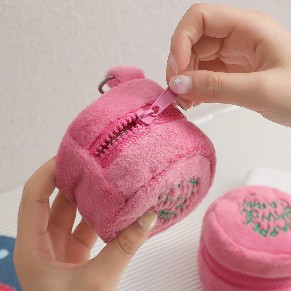 Simple Mini Plush Cosmetic Bag Women | Magic Stories