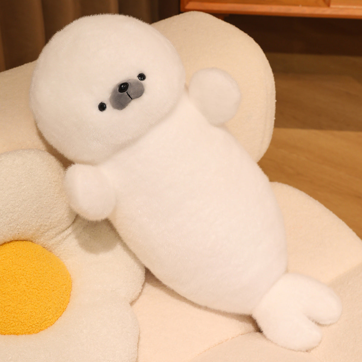 Cute Lying-seal Plush Toy Soft Sea Otter | Magic Stories