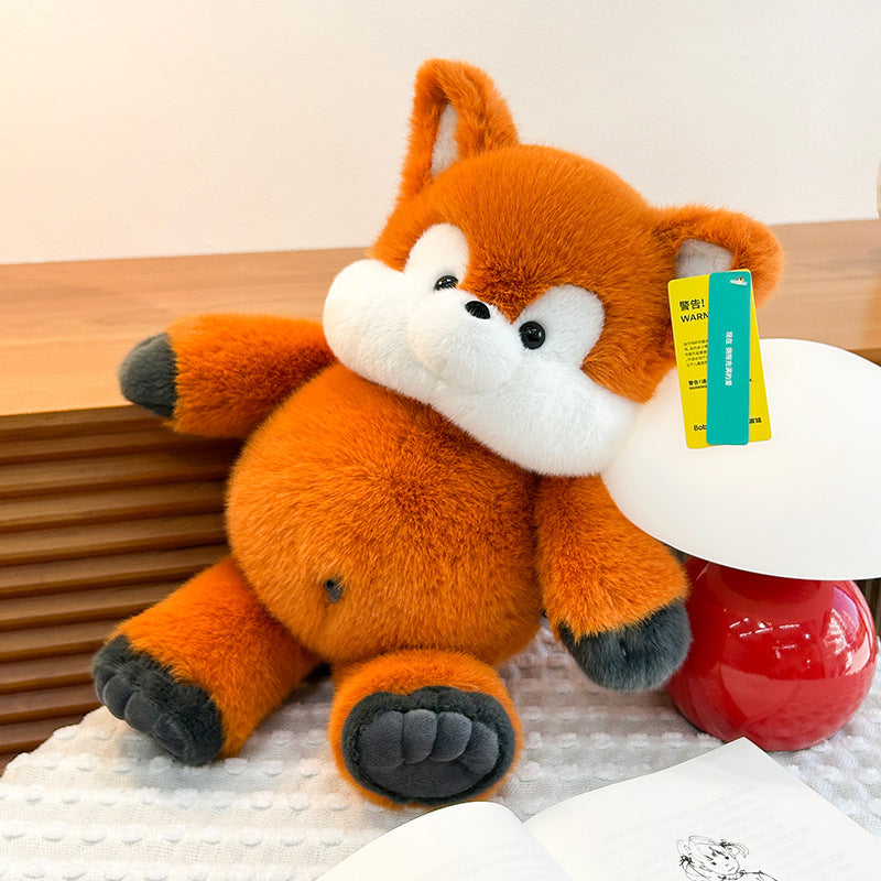 Plush Toy Cute Elephant Doll Fox Cow — in use