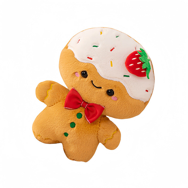 Cream Gingerbread Man Pillow Plush Toy | Magic Stories