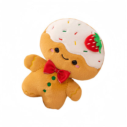 Cream Gingerbread Man Pillow Plush Toy | Magic Stories