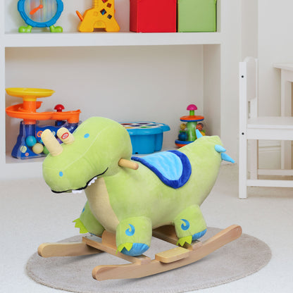Kids Plush Ride-On Rocking Horse Toy | Magic Stories