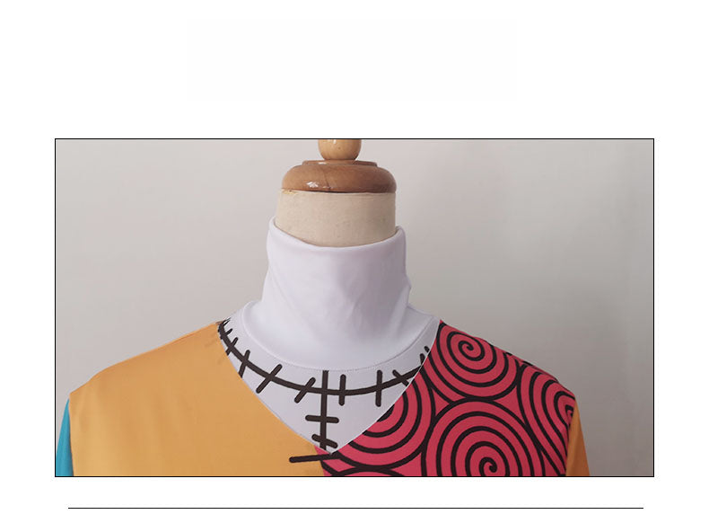 Nightmare Sally Skelington Adult Cosplay Anime Costume — back view