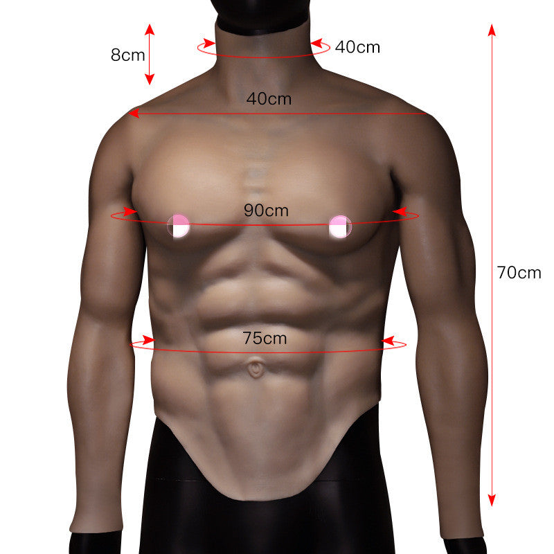 Muscle Coat Silicone Pseudopectoral Cosplay | Magic Stories