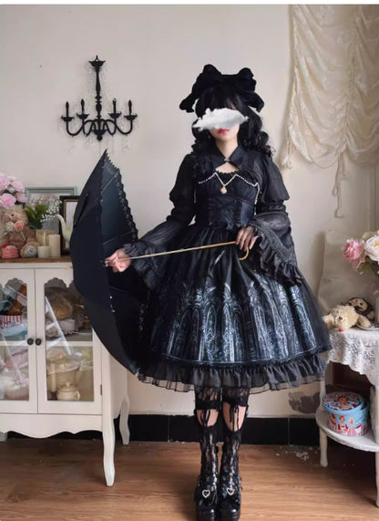 Dress Dark Goth Style Jsk Dress Summer — packaging