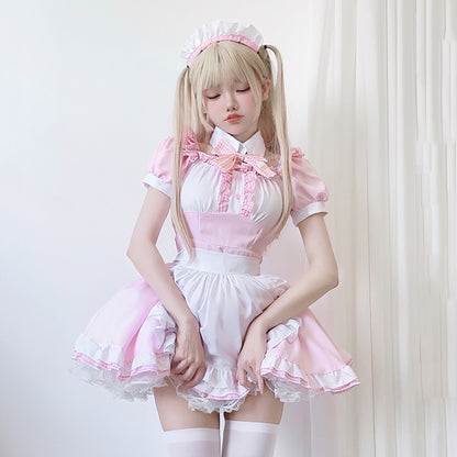 Japanese Anime Maid Costume Cute Maid Ware Soft Girl Cosplay Cat Lolita — packaging