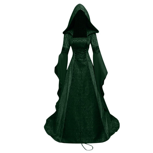 Medieval Vintage Hooded Robe Witch Cosplay | Magic Stories