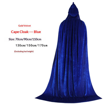 Golden Velvet Wizard Witch Prince Cloak | Magic Stories