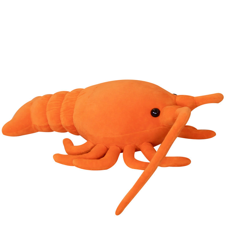 Orange Lobster Large Pillow Plush Toy Grab | Magic Stories