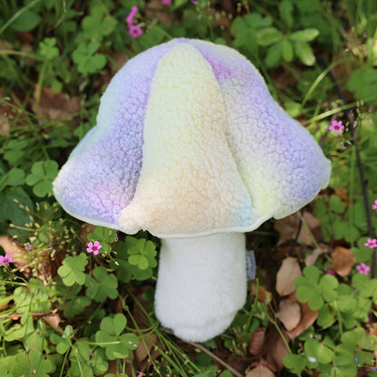 Cute Symphony Little Mushroom Pillow Plush Toy — back view