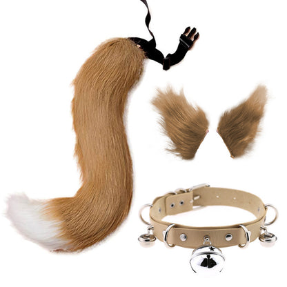 Holy Festival Party Set Cosplay Ears Tail — back view