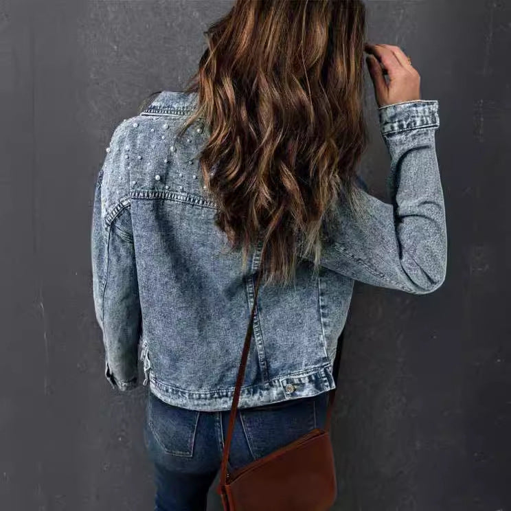 Fall Winter Cowboy Jacket Loose Casual Jacket — side view