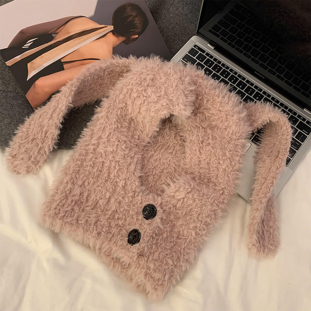 Plush Long Ears Rabbit Hat Children | Magic Stories