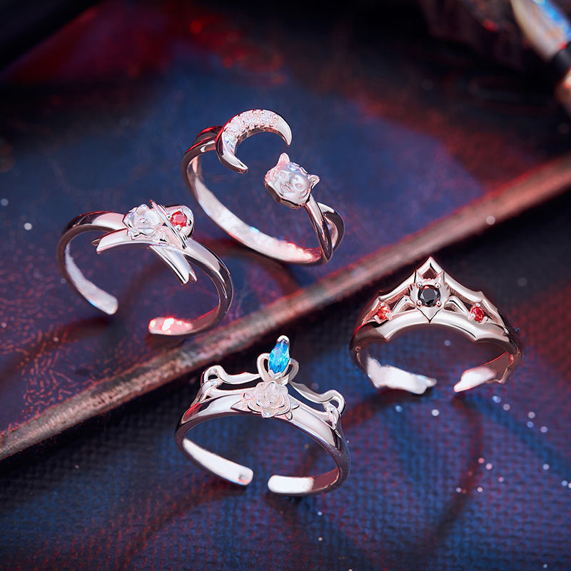 Anime Alloy Ring Ornament — detail