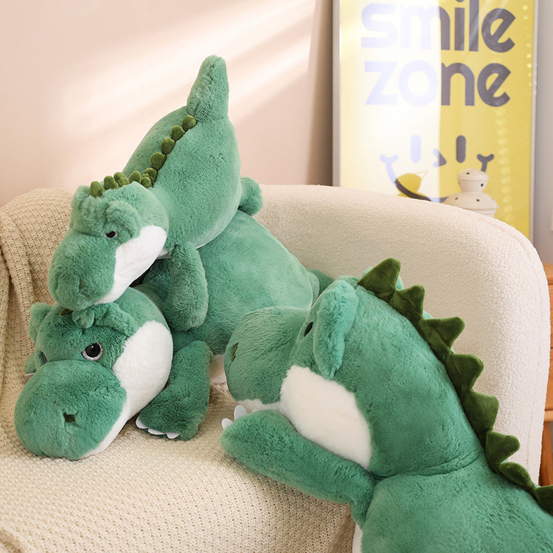 Lying Dinosaur Smiling Child Sleeping | Magic Stories