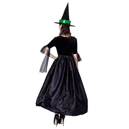 Halloween Women's Witch Green Dress | Magic Stories