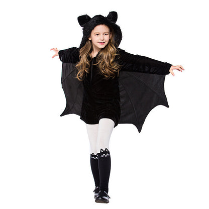 Halloween Children's Costume Black Bat | Magic Stories
