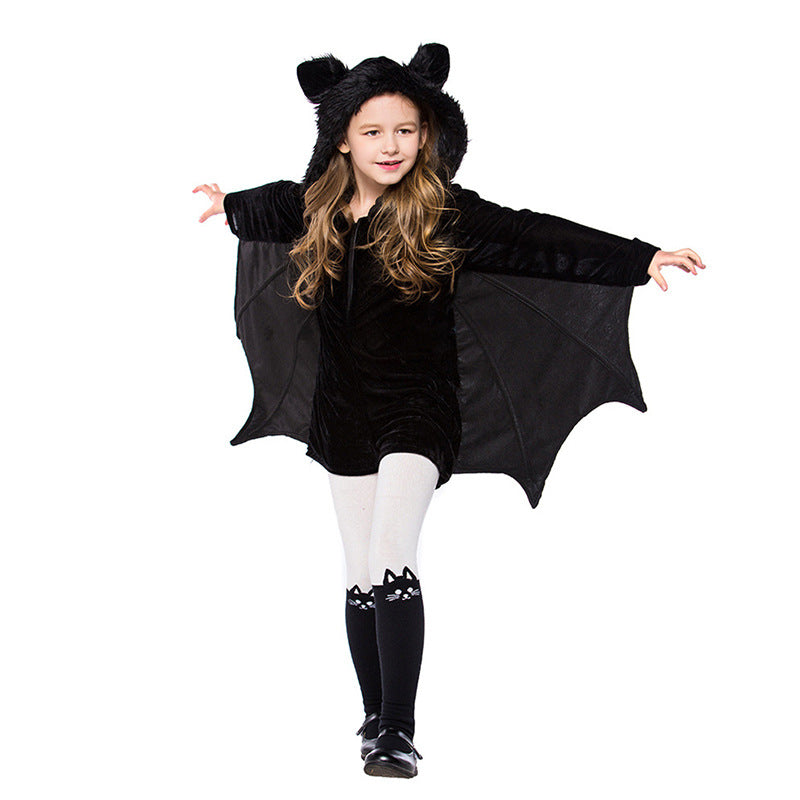 Halloween Children's Costume Black Bat | Magic Stories