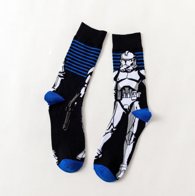 Socks Master Yoda R2-D2 Cosplay Socks Woo Ji — back view