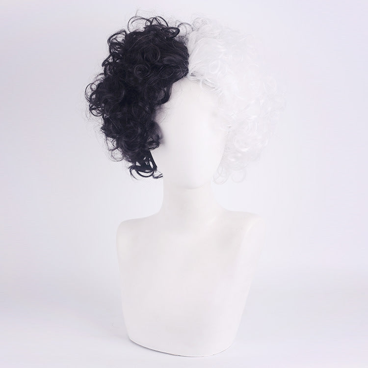 Yin Yang Head Black And White Anime Wig — packaging