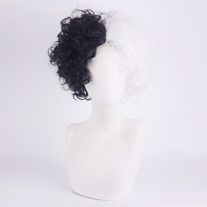 Yin Yang Head Black And White Anime Wig — packaging