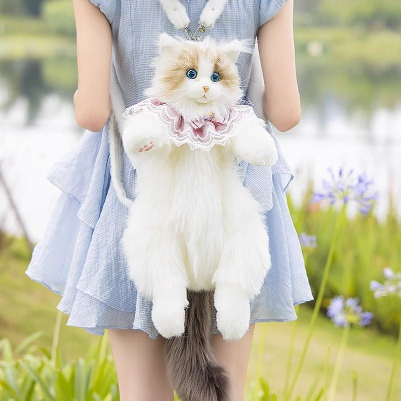 Women's Cute Ragdoll Backpack Plush Doll | Magic Stories