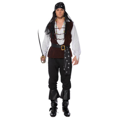 Men's Cosplay Clothes Halloween Pirates Of The Caribbean Clothing - Magic Stories