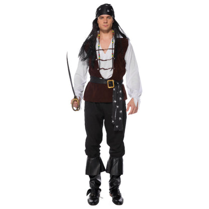 Men's Cosplay Clothes Halloween Pirates Of The Caribbean Clothing — detail