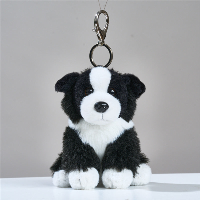 Border Collie Plush Toy Keychain | Magic Stories