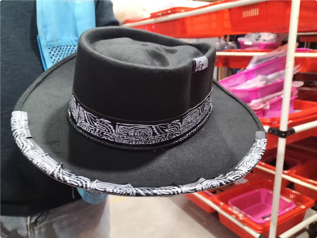 Handmade Skull Hat Plush Cowboy Hat | Magic Stories