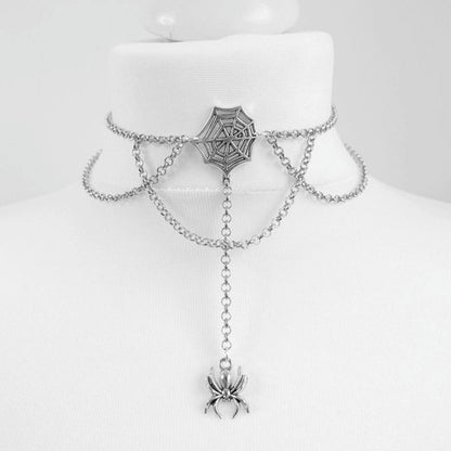 Black Crescent Moon Choker Necklace Gothic | Magic Stories