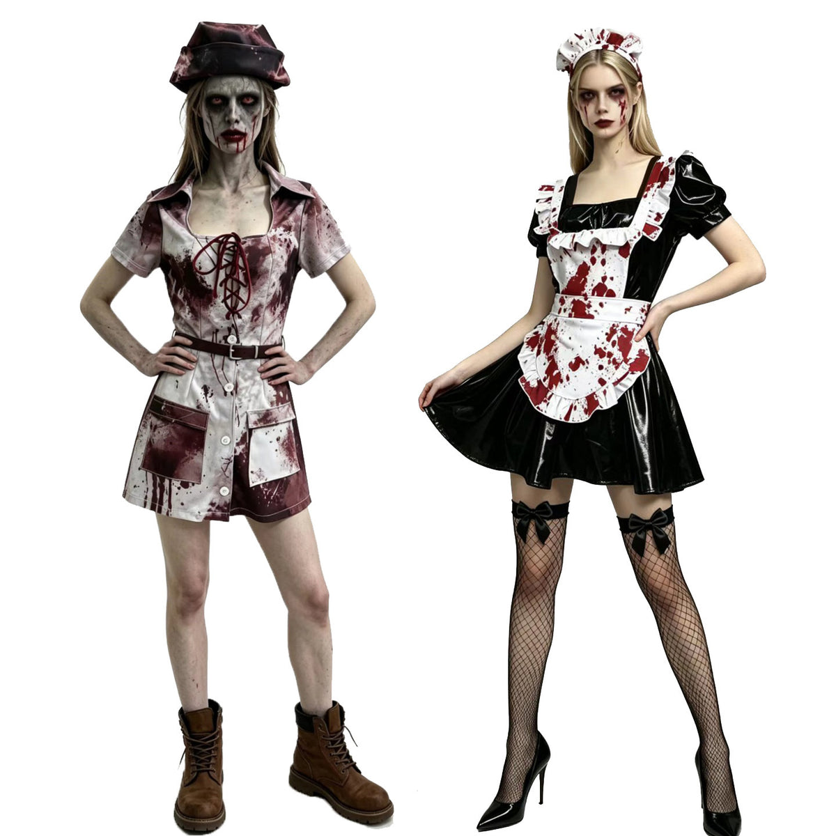 Vampire Zombie Nurse Costume Bloody Maid | Magic Stories