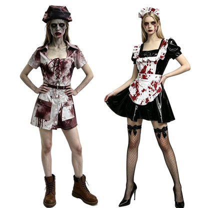 Vampire Zombie Nurse Costume Bloody Maid | Magic Stories