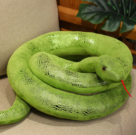 Cartoon Big Snake Plush Toy Large Snake Doll | Magic Stories
